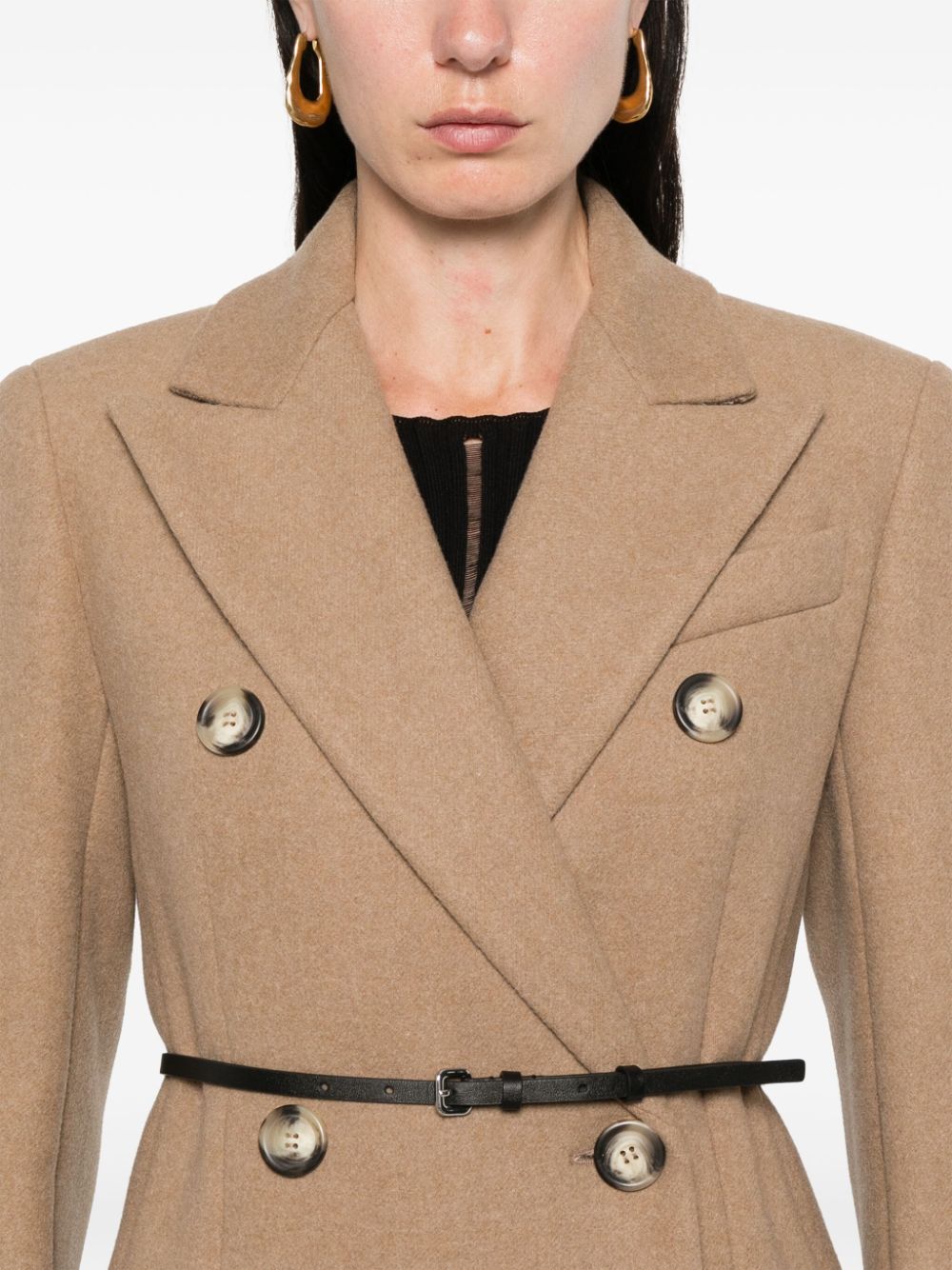 Sportmax Coats - Marrone | 659a75fe68d5d13dbd9c07dbad91941a9376761c