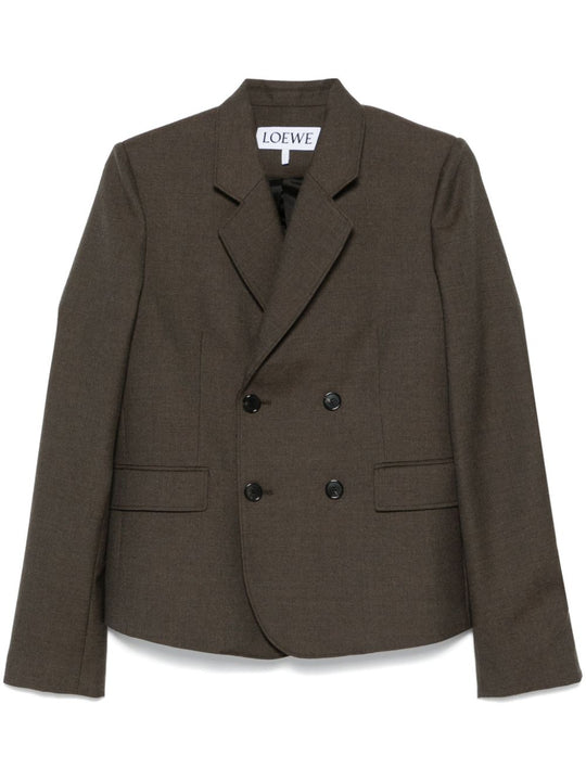 Wool Double-Breasted Jacket
