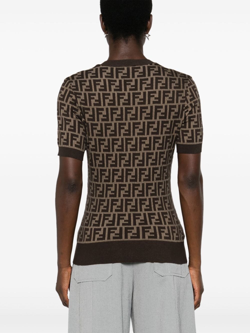Fendi Sweaters - BROWN | 006e8edcdd2049129e76137885b77798e83977a0