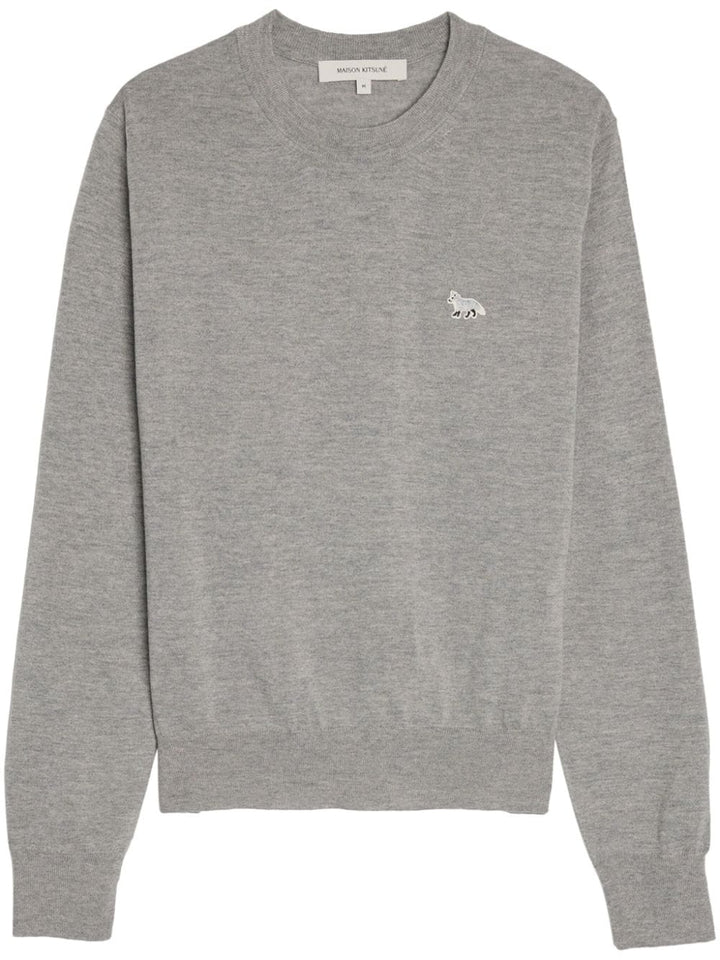 Maison Kitsune' Sweaters - Blacks and greys | 4a22aeba96170418fdaf326773c02db667172337