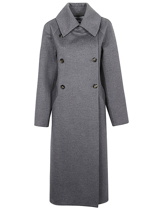 Wool And Cashmere Blend Coat