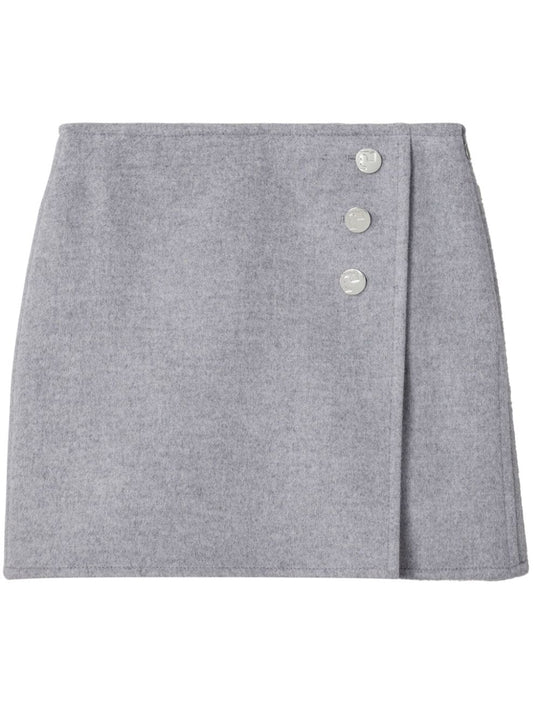 Wool Mini Skirt