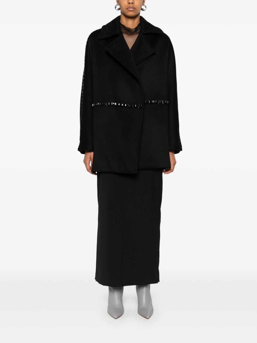 Max Mara Coats - Blacks and greys | 48caa4601a2efd158f085662c152cabcdd302a66