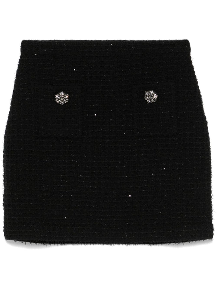 Self-Portrait Skirts - Blacks and greys | dd2d38f84fe10bd88f68e038a86d6d86fb1bdfbb