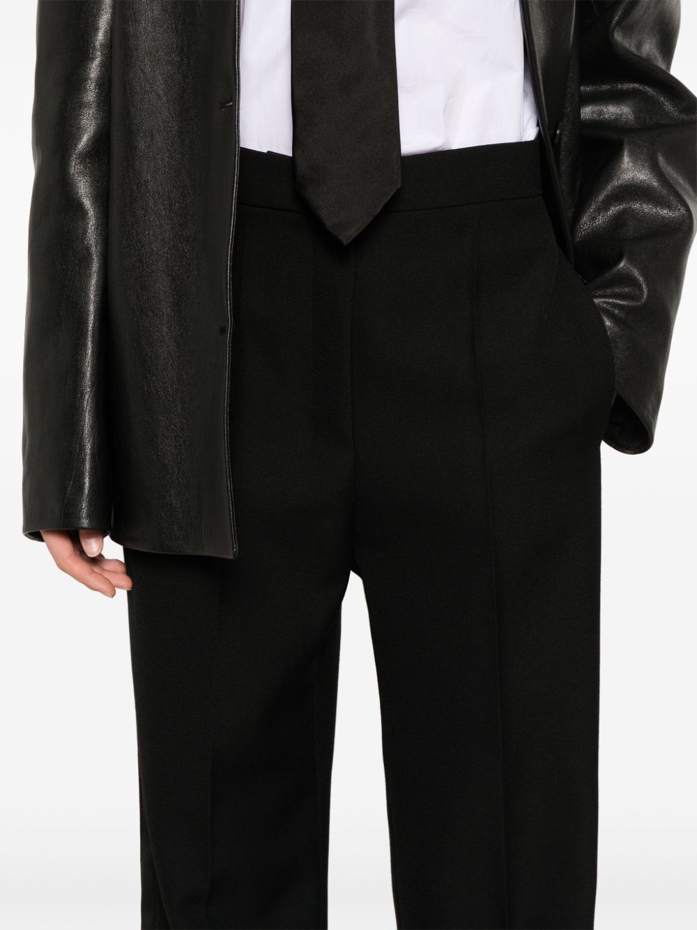 Max Mara Pianoforte Trousers - Blacks and greys | e456d74aa17d72ebd9a1b2abb7ede43b0653f032