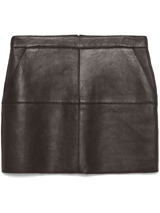 Leather Mini Skirt