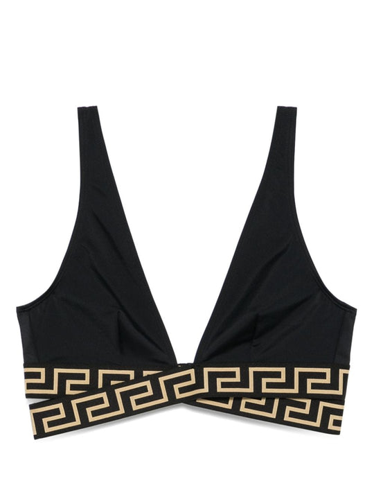 Greca Triangle Bikini Top
