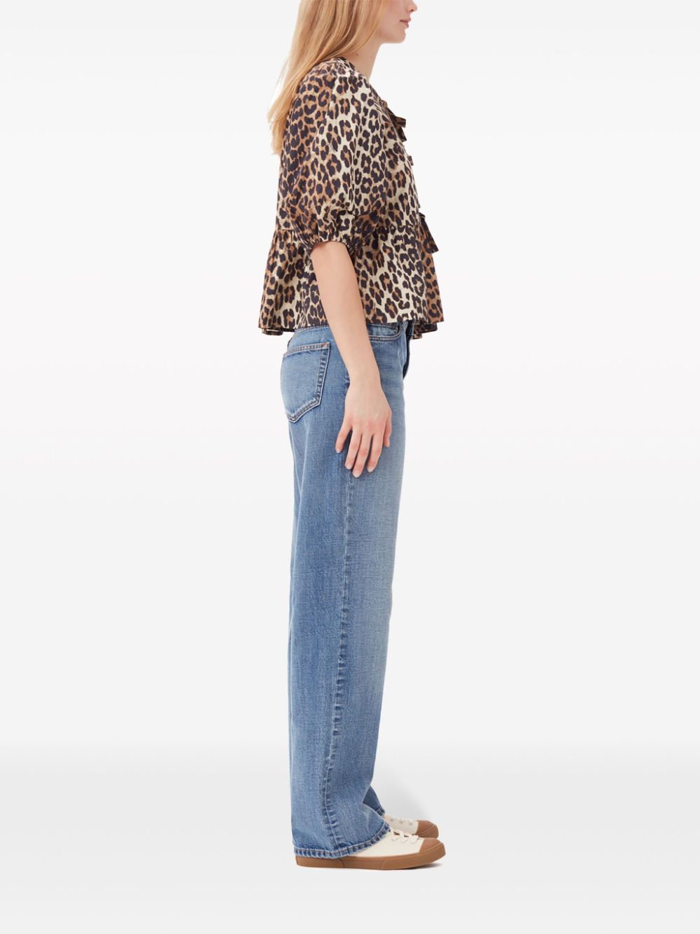 Ganni Top - Marrone | 143e4839e100fe4ee26431c9cd735a909e1d2d80