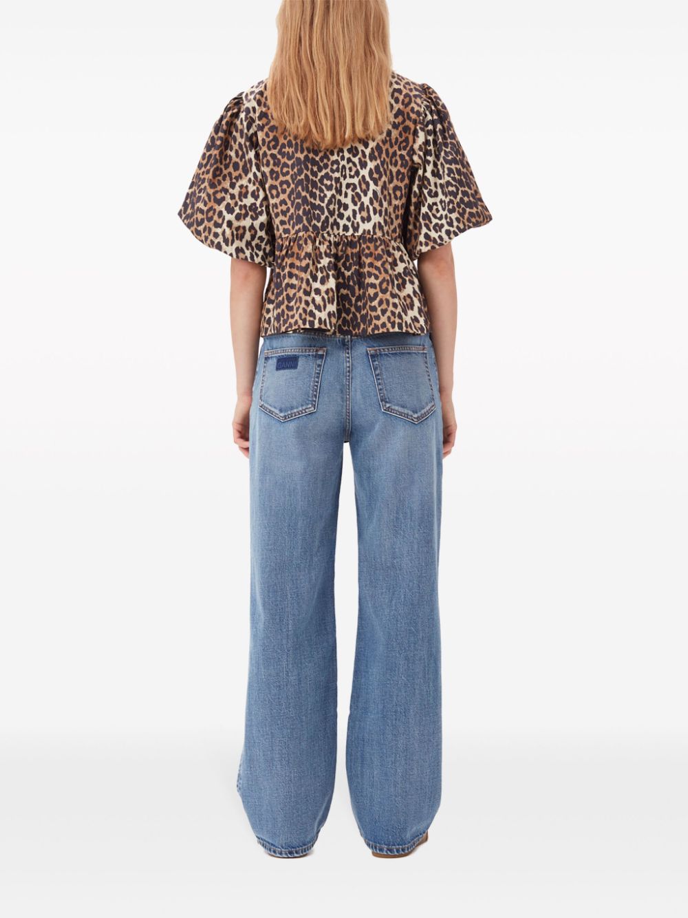 Ganni Top - Marrone | f15574d69e0c9c56dbbca9a8cabac824b824cd99