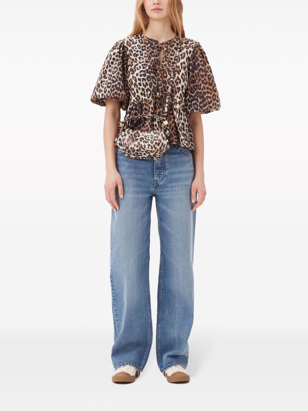 Ganni Top - Marrone | 1802a6dcf157ae05492087e6c7c4de00d6322b6e