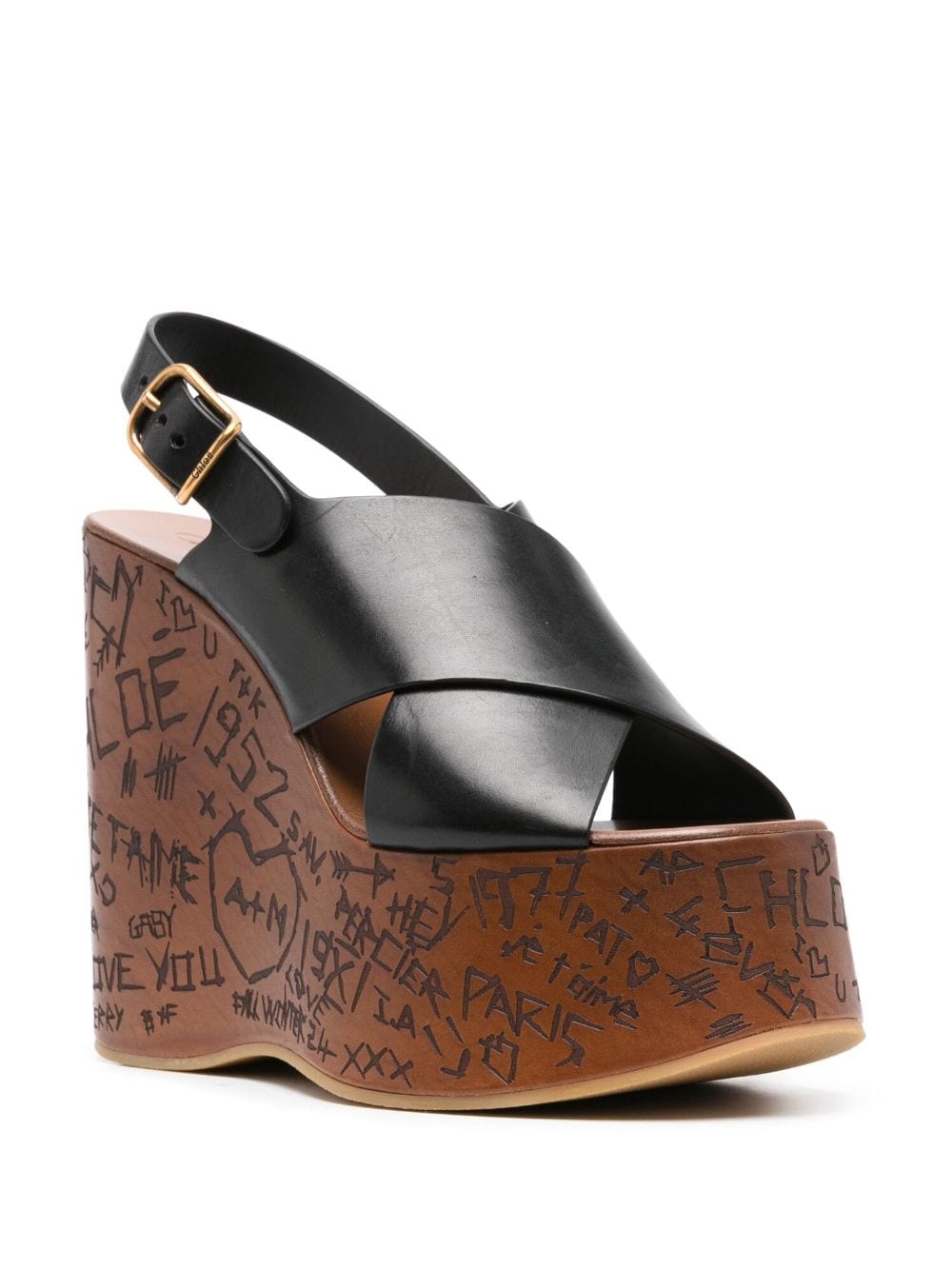 Chloè Sandals - Blacks and greys | d1d8f140159fef6d30f21a71c18d6dd8faa8a984