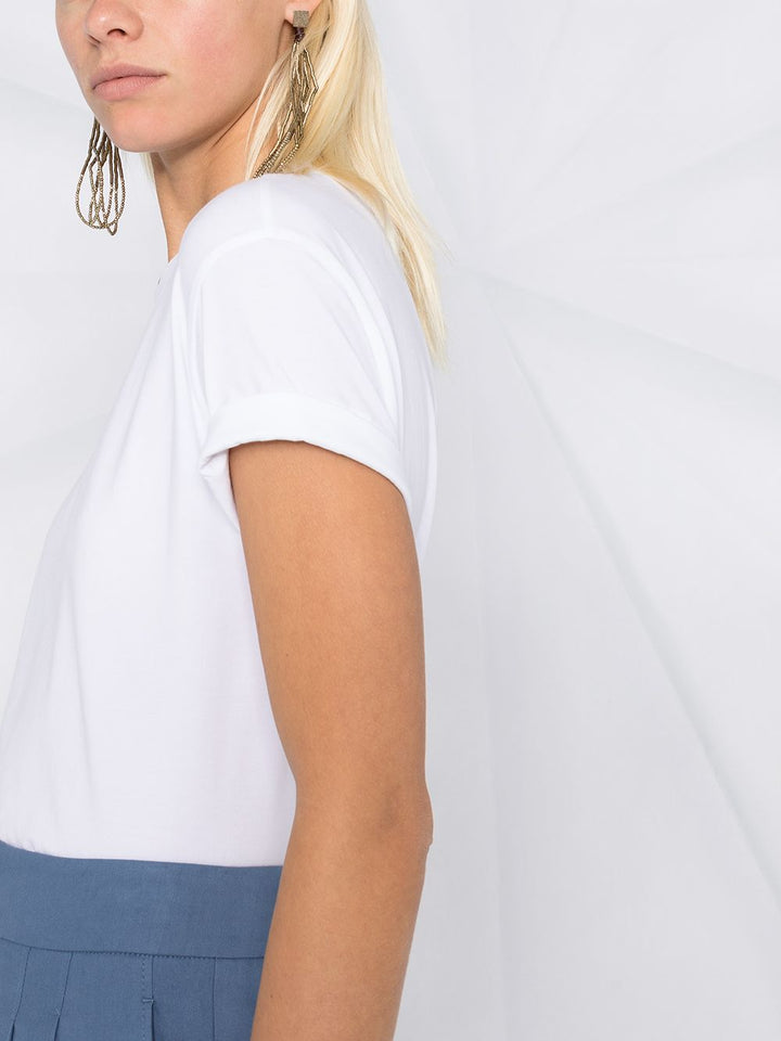 Brunello Cucinelli T-shirts and Polos - WHITE | 624075cd52821513ed201cd418ec1e4fa04f33e6