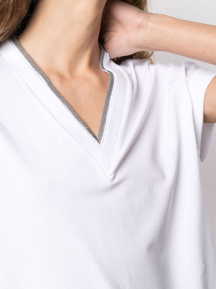 Brunello Cucinelli T-shirts and Polos - Chiari e Naturali | f48d8c6ca437d446fc4c8adce279fcebd771c9c7