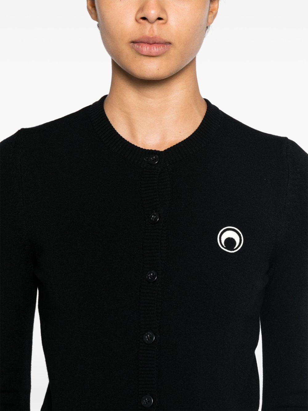 Marine Serre Sweaters - Blacks and greys | 77f08f56f312b11ae969192ef4999adb1b2cfabc