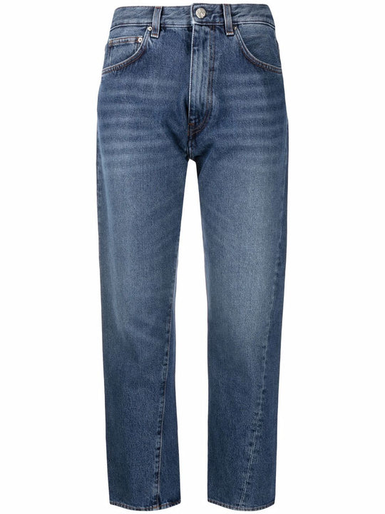 Twisted Seam Denim Jeans