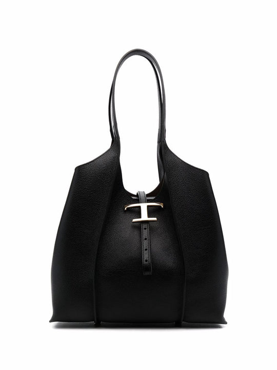 T Timeless Mini Leather Tote Bag