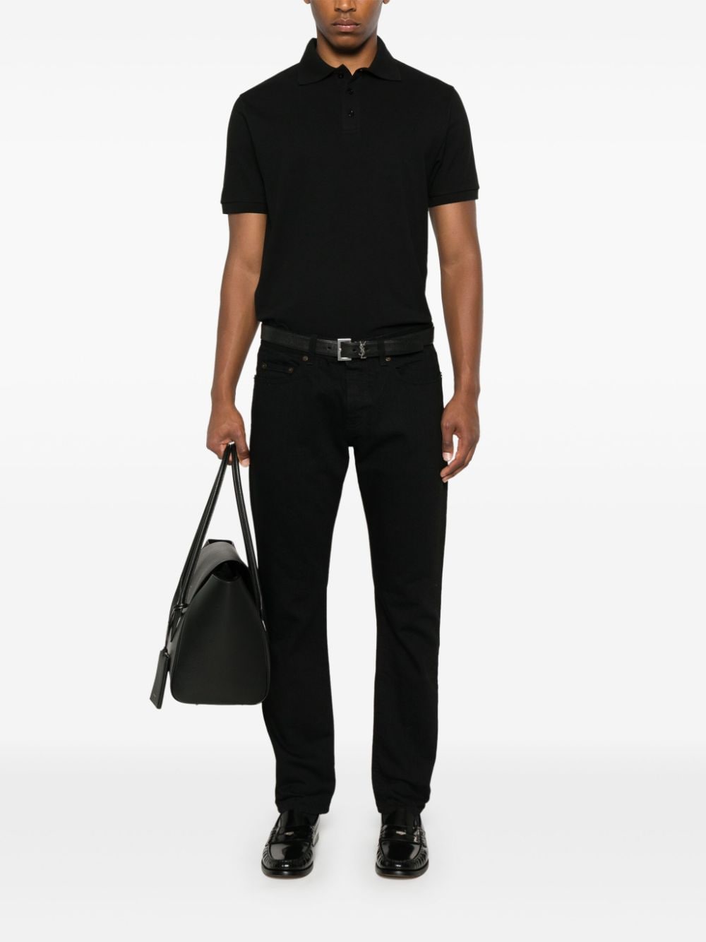 Saint Laurent T-shirts and Polos - Blacks and greys | 695b3bbbd52f8ac527bef7045dc96696e215a43a