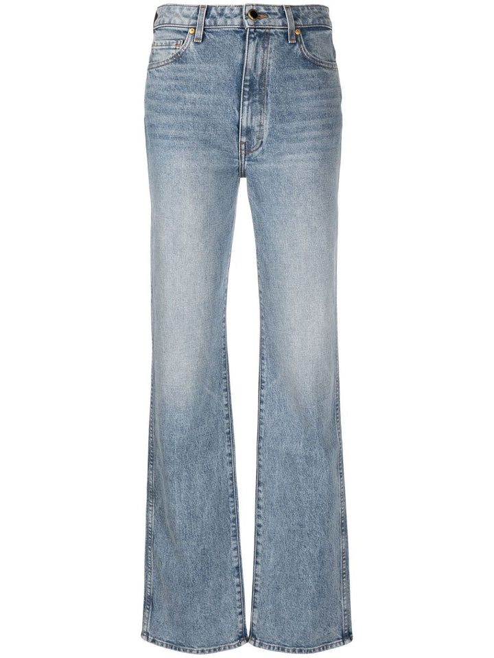 Khaite Jeans - Blue and green | a7f4e780075c6735a668dd1e425f7fb42681866a