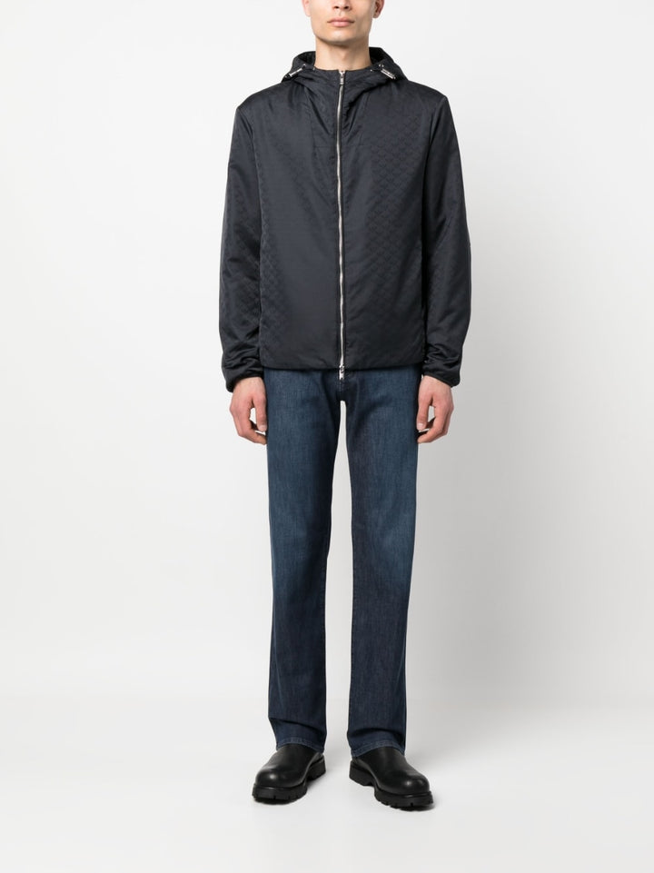 Emporio Armani Coats - Blu e verdi | 2f44fafda660b60897aa8afcf60c7de81a69f203