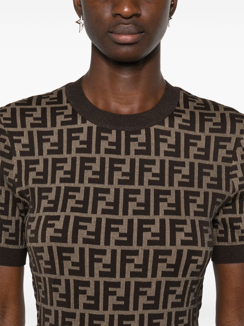 Fendi Sweaters - Marrone | 6acdf4b94e6c9fb4b10124037a29ffd48f34b438