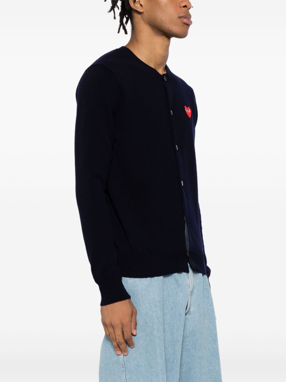 Comme Des Garcons Sweaters - Blue and green | 2188cbe877ad10537db50e9a471e3e8513e610d3