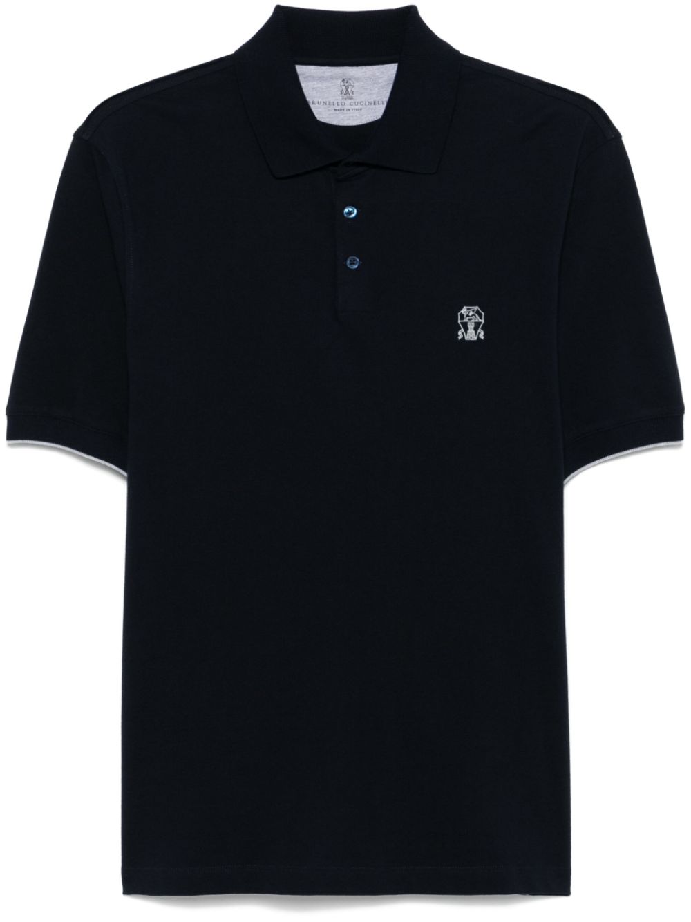 Brunello Cucinelli T-shirts and Polos - Blu e verdi | 8cfcba382da1a43865a8480a1c8c7e558b606ecb