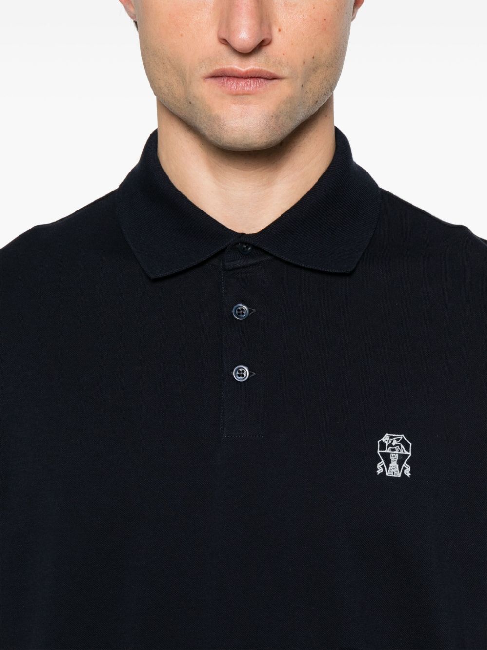 Brunello Cucinelli T-shirts and Polos - Blu e verdi | 03c4218f1cc97dce643b91e3df4ae5d6b7c268b1