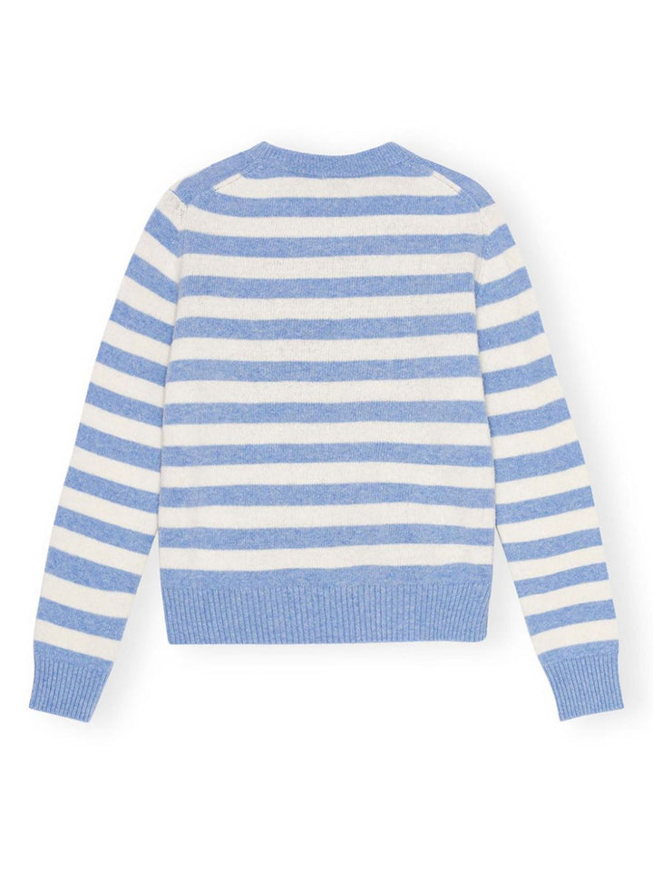 Ganni Sweaters - Blue and green | e3b0d8a7f7ab9a92a329a26088eee16b46eaf3b7