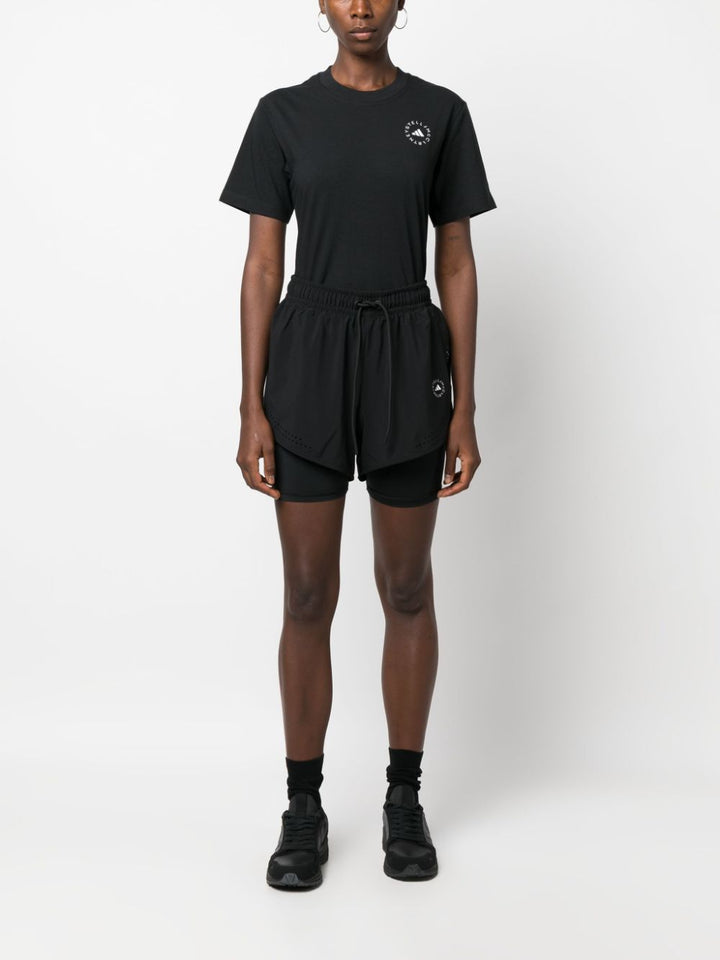 Adidas By Stella Mccartney Shorts - Blacks and greys | 8c0d9cc074f32a0fd01b961c12a59789d4e2431e
