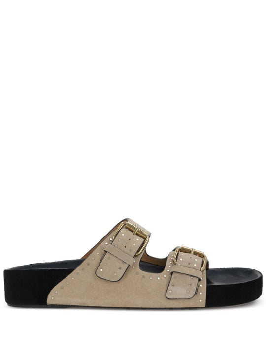 Lennyo Suede Leather Sandals