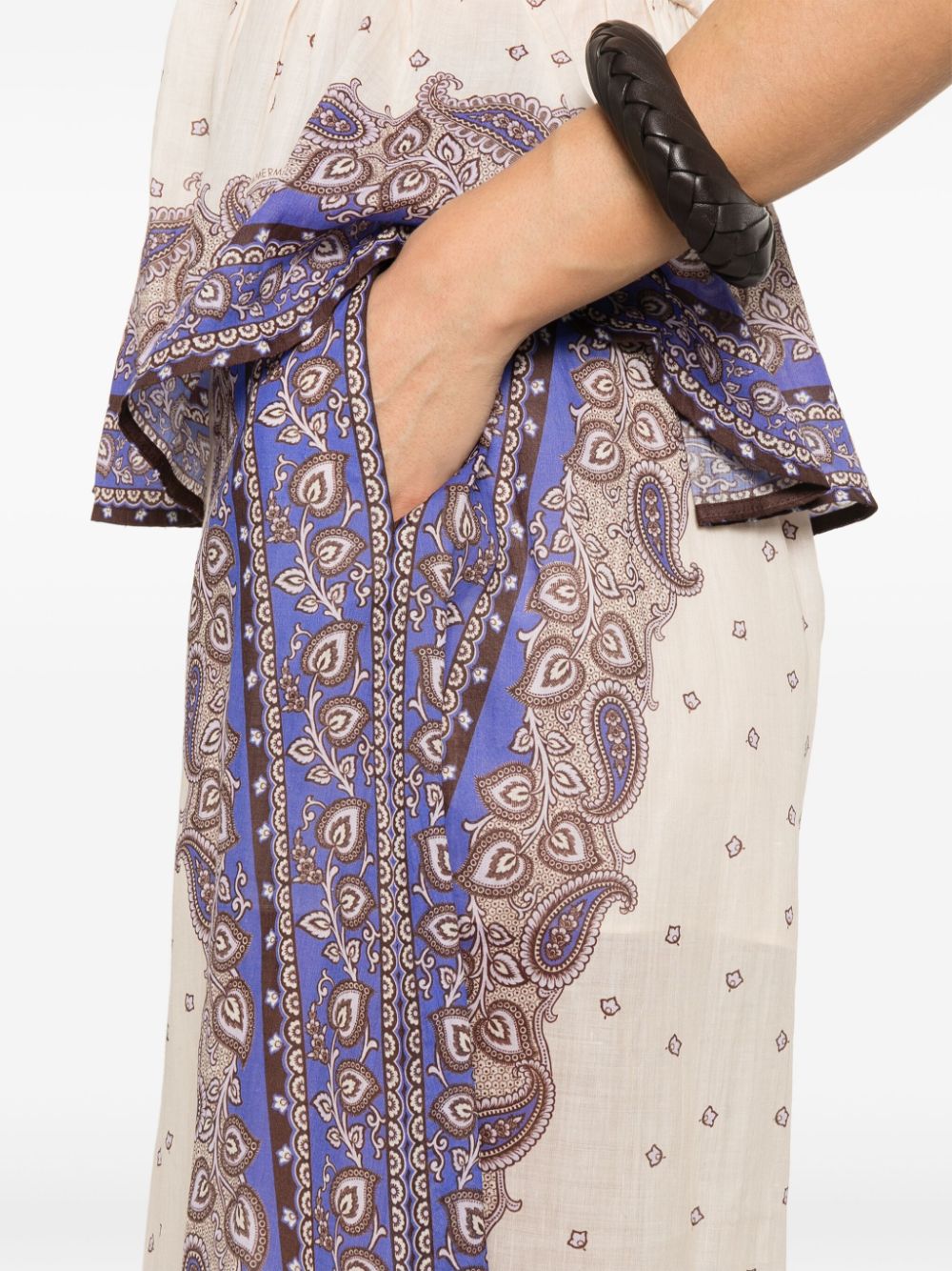 Zimmermann Trousers - Blue and green | d5afefb413b4411ab466ae0c576c54898c7f1a95