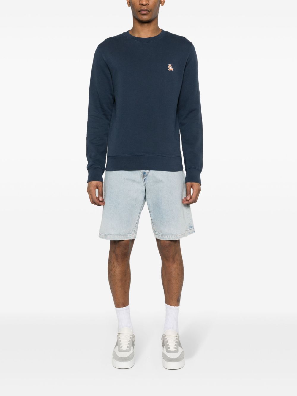 Maison Kitsune' Sweaters - Blue and green | 4f2304794954e32925b67b534fa96138d6c89d8b