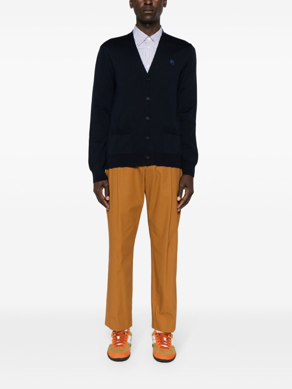 Maison Kitsune' Sweaters - Blue and green | b6a9bcad2f80cb94a903e60f29408226ab0bbdbd