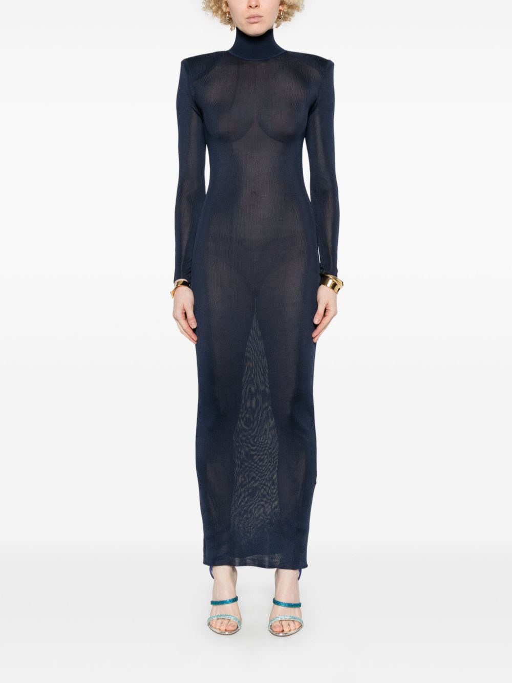 Self-Portrait Dresses - Blue and green | b0996eb450fd75caba52059bbcd1e61e1040cbeb