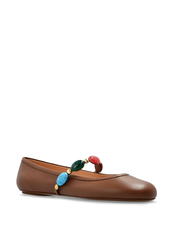 Gianvito Rossi Flat shoes - Marrone | c92ad96eb5f142c38f6975164df2d3fc1a3326a5