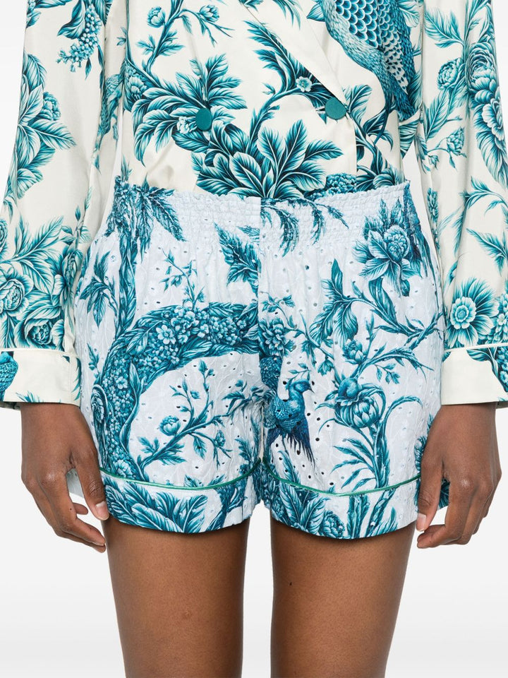 F.R.S . Shorts - Blue and green | 757b374765a258bf8e4b3e0d47b2e54e40c9a7d0