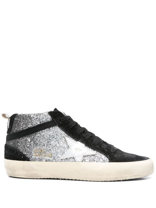 Mid Star Leather Sneakers