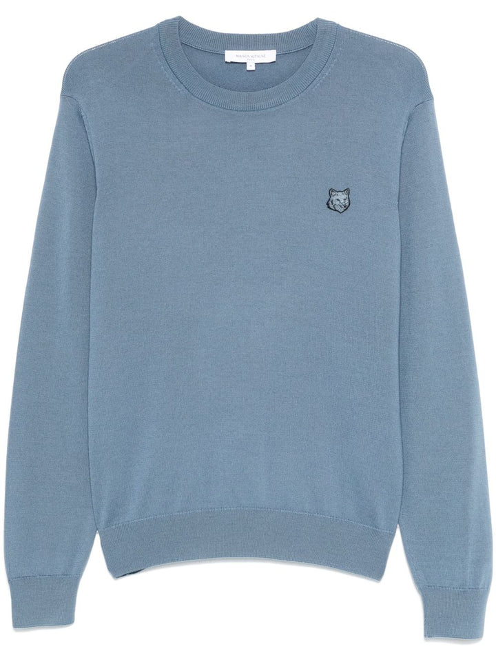 Maison Kitsune' Sweaters - Blue and green | eef4da5c4aa029c70c71a9d4889608bf40a771f6