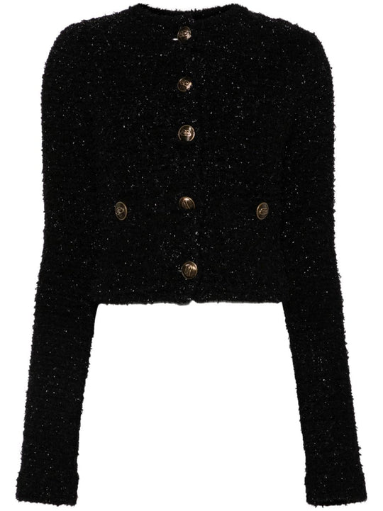 Bouclé Cropped Jacket