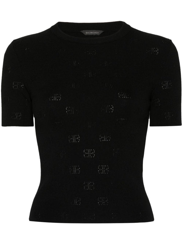 Open-Knit Wool Top