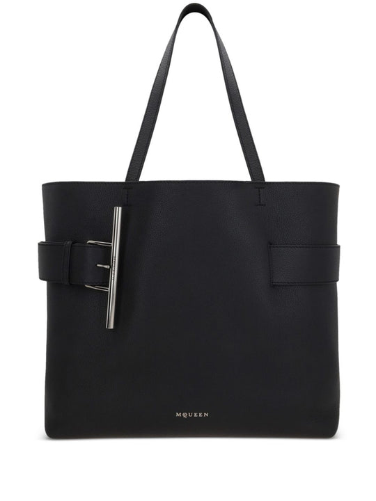 T-Bar Leather Tote Bag