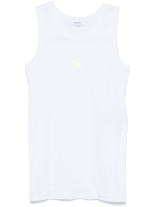 Skull Cotton Tank Top