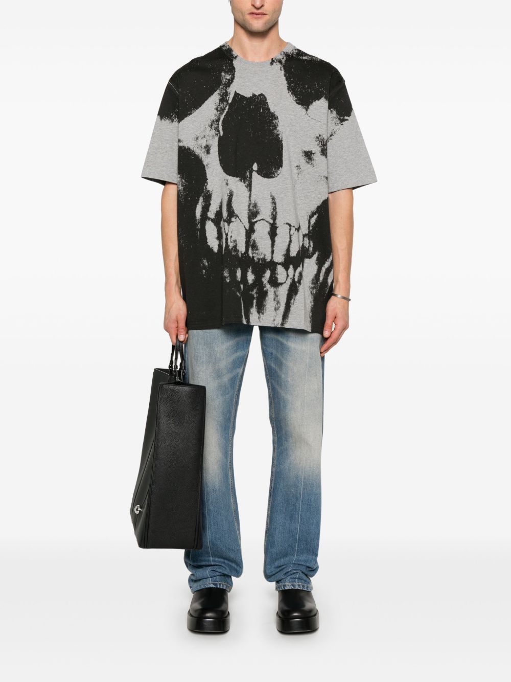Alexander Mcqueen T-shirts and Polos - Blacks and greys | 1bc754ea29df67b3107e052245f1ebe5bcf50cfa