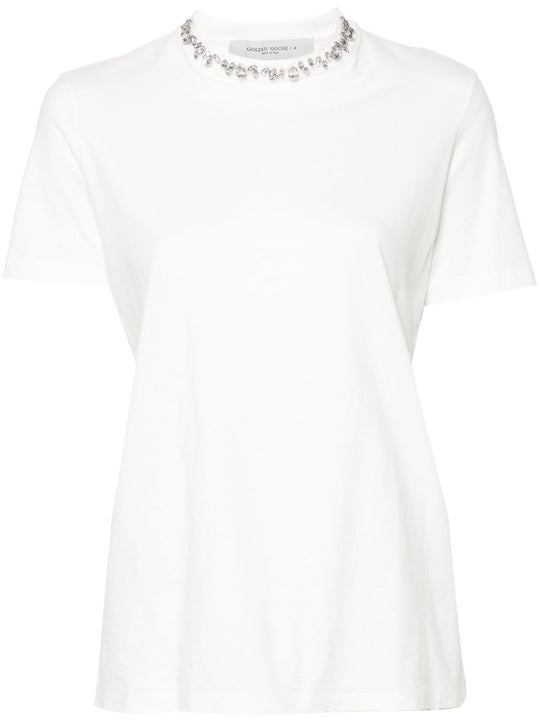 Embroidered Cotton T-Shirt