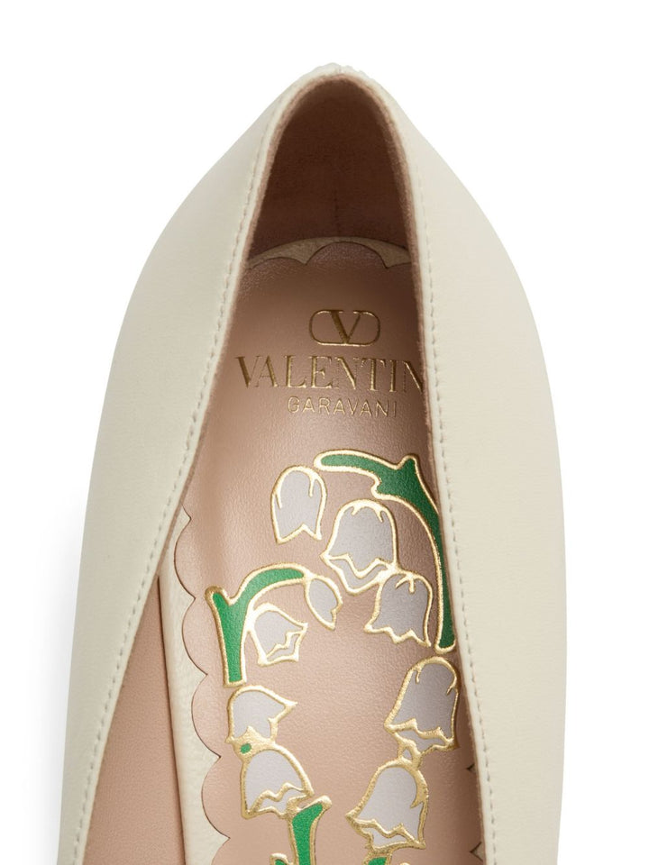 Valentino Garavani With Heel - Light and natural | 6c10b8d582530c2dd94ddcd105ec5bf9e34cf2c6