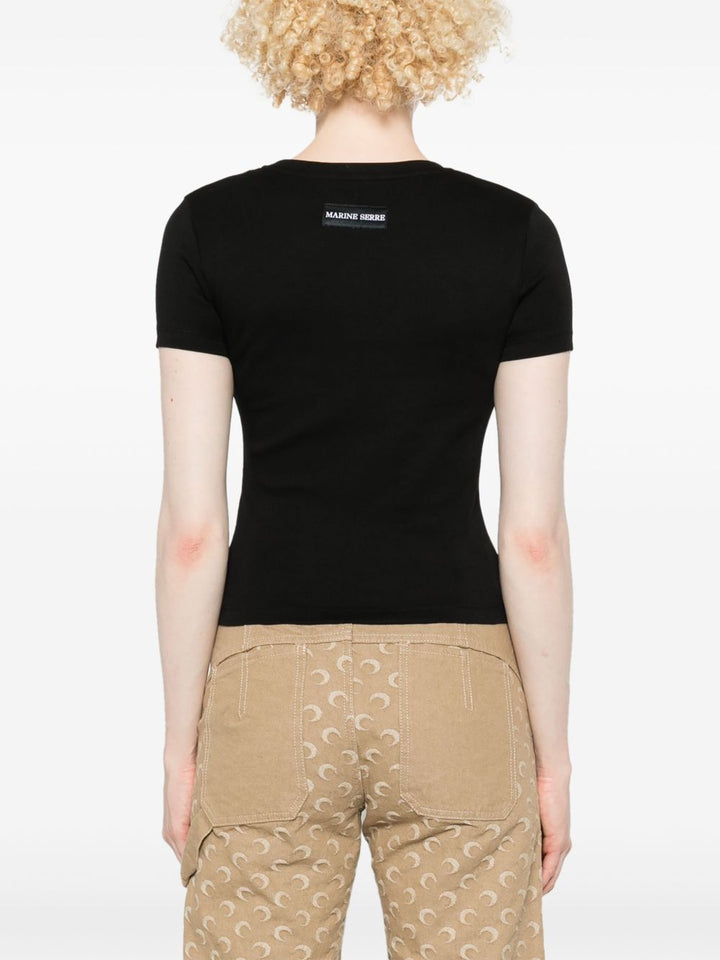 Marine Serre T-shirts and Polos - Blacks and greys | fe6d14be8fcfd7be0cc47f3295f3b4e503d71ef6