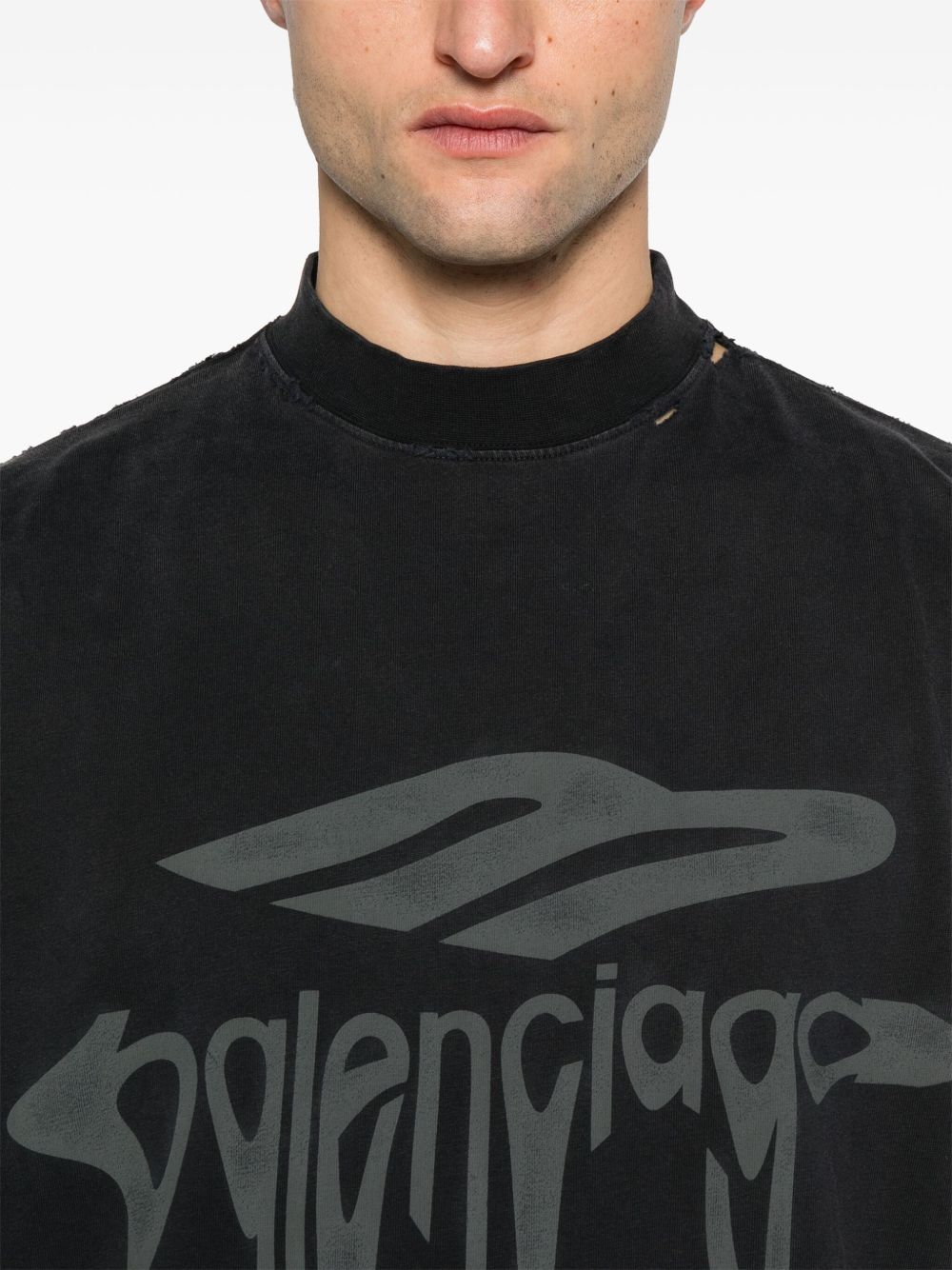 Balenciaga T-shirts and Polos - Blacks and greys | 79b332cbc1b507c91b8bdb464f34994f22a00ba9
