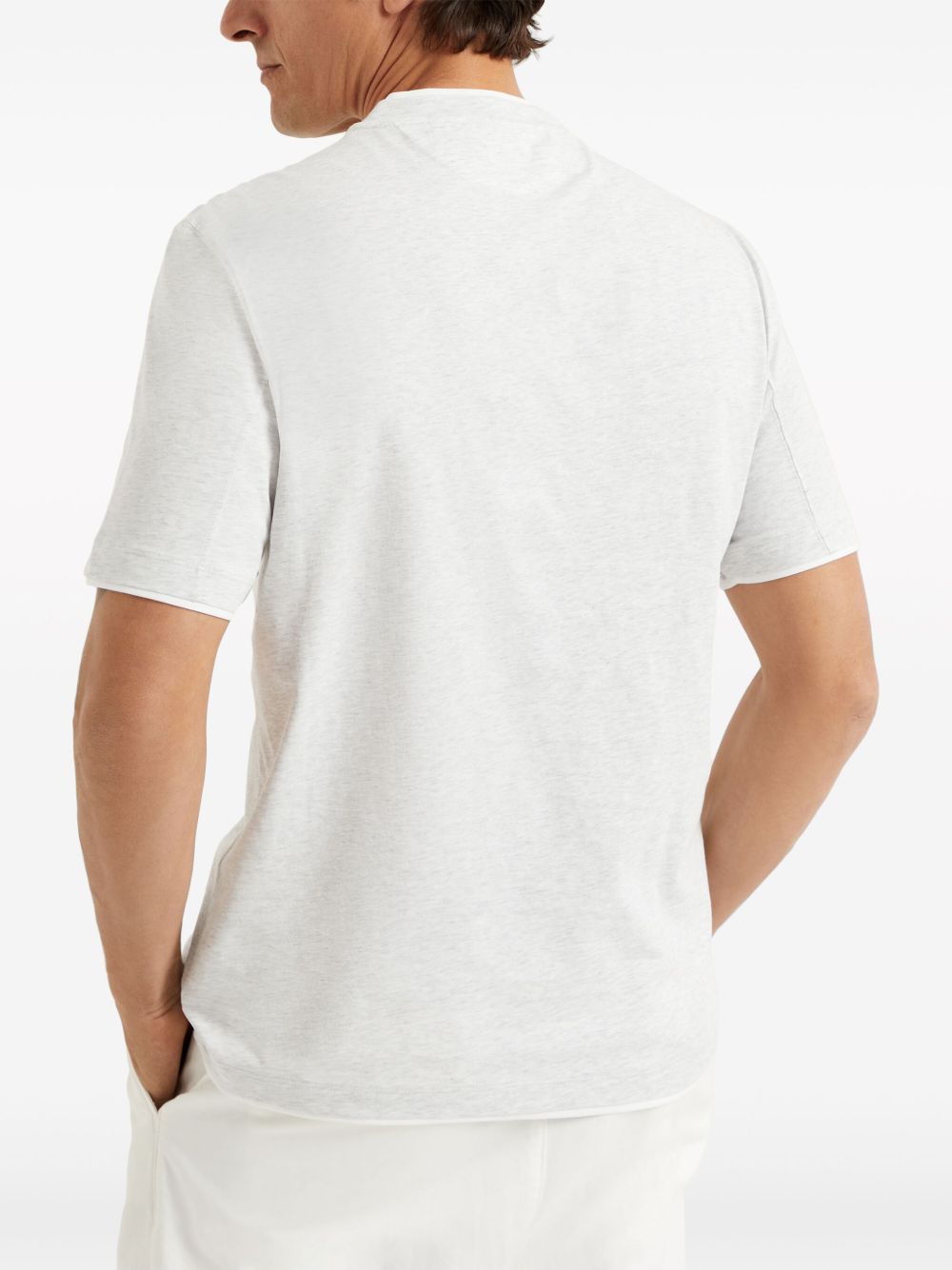Brunello Cucinelli T-shirts and Polos - Neri e Grigi | 44cd9ec367c25b8264befadf6ae9414c7de72433