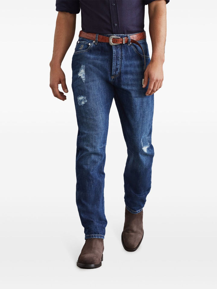 Brunello Cucinelli Jeans - Blue and green | d5590271630dca80b9c3304eb86bd1f67f6c9a61