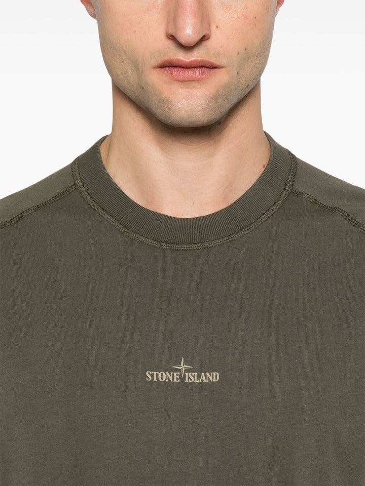 Stone Island T-shirts and Polos - Blue and green | 2458cbf8aa4e130e22ff1433b90885e1ce1d926b